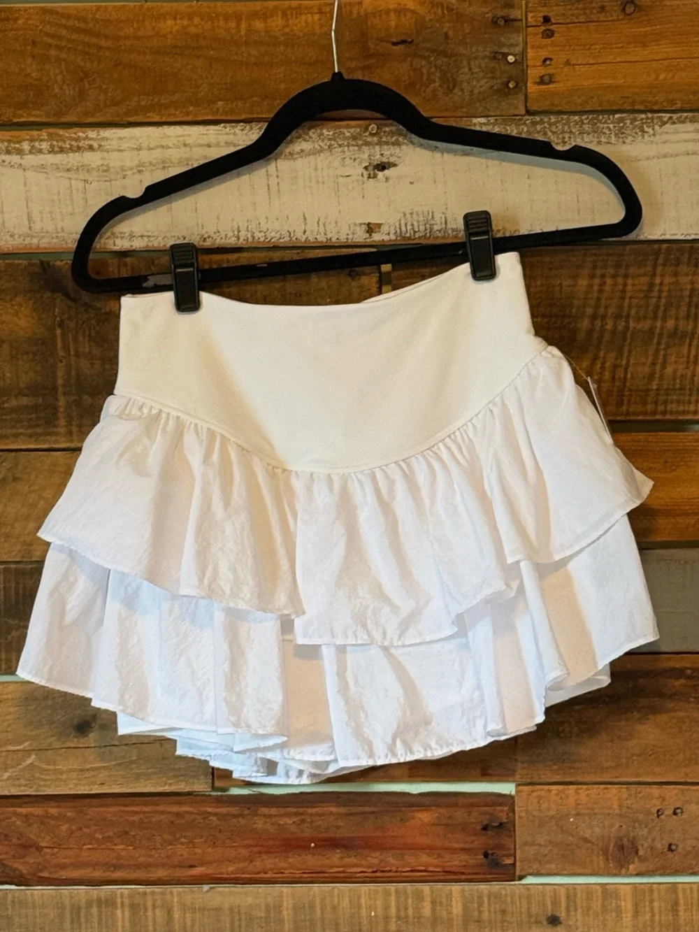 NWT Free people Movement Field Day Layered Ruffle Skort
